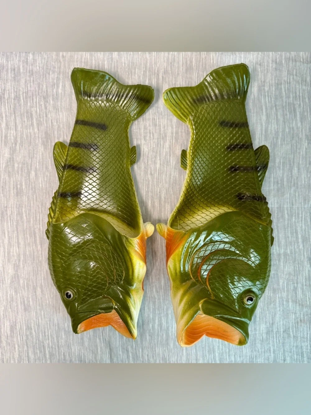 GWW Fish Sandals | Largemouth Bass Slides | EU 48/49